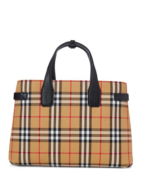 burberry small banner in leather|burberry banner medium tote.